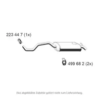 ERNST 640220 Endschalld&auml;mpfer Auspuff f&uuml;r SEAT Ibiza 2 (6K1) 1.4 16V 1.6i 1.8i 1.9 SDI/TDI