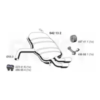 ERNST 642132 Endschalld&auml;mpfer Auspuff Endtopf f&uuml;r SKODA Yeti 1.6 TDI 105 PS 5L0253181G