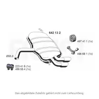 ERNST 642132 Endschalld&auml;mpfer Auspuff Endtopf f&uuml;r SKODA Yeti 1.6 TDI 105 PS 5L0253181G