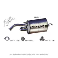 ERNST 650212 Endschalld&auml;mpfer f&uuml;r CHEVROLET Matiz (M200, M250) 0.8 bis 02.2010 96591511