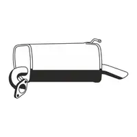 ERNST 670074 Endschalld&auml;mpfer Auspuff Endtopf f&uuml;r MAZDA 6 (GG GY) 1.8 2.0 2.0DI