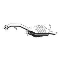 ERNST 670173 Endschalld&auml;mpfer Auspuff Entdopf f&uuml;r MAZDA 5 (CR) 2.0CD 110/143 PS
