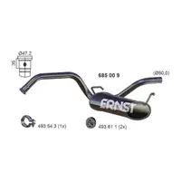 ERNST 685009 Endschalld&auml;mpfer f&uuml;r CITROEN C1 PEUGEOT 107 TOYOTA Aygo B1 1.0 bis 05.2014