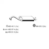 ERNST 687010 Endschalld&auml;mpfer f&uuml;r TOYOTA Corolla Kombi (E12) 1.4/1.6 VVT-i bis 05.2004