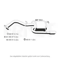 ERNST 687102 Endschalld&auml;mpfer f&uuml;r TOYOTA Yaris (_P9_) 1.33 VVT-i 99/100 PS 17430-0Y010