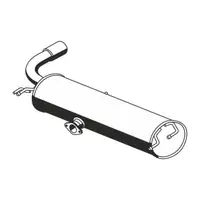 ERNST 688017 Endschalld&auml;mpfer Auspuff f&uuml;r TOYOTA Rav 4 II (A2) 2.0 / D 4WD bis 07.2003