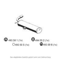 ERNST 688017 Endschalld&auml;mpfer Auspuff f&uuml;r TOYOTA Rav 4 II (A2) 2.0 / D 4WD bis 07.2003