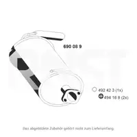 ERNST 690089 Endschalld&auml;mpfer f&uuml;r SUZUKI Jimny (SN) 1.3 16V 10.1998-07.2004 14300-81A00