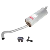 ERNST Endschalld&auml;mpfer Auspuff + Anbausatz f&uuml;r VW Polo 4 SEAT Ibiza 4 1.4 / 16V 80/85 PS