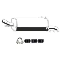 ERNST Endschalld&auml;mpfer + Anbausatz f&uuml;r OPEL Corsa C Tigra B 1.2 1.4 / TwinPort 75-90 PS