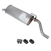 ERNST Endschalld&auml;mpfer Auspuff + Anbausatz f&uuml;r OPEL Corsa D E 1.2 / LPG 69/80/86 PS