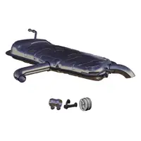 ERNST Endschalld&auml;mpfer Auspuff + Anbausatz f&uuml;r VW Golf 5 / Plus 1.4 16V / FSI 75/80/90 PS