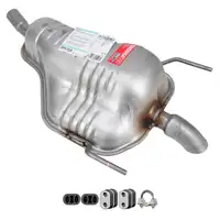 ERNST Endschalld&auml;mpfer Auspuff + Anbausatz f&uuml;r OPEL Astra H 1.6 1.8 116/125/140 PS