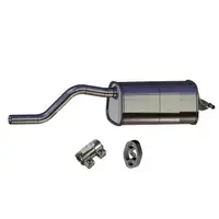 ERNST Endschalld&auml;mpfer Auspuff + Anbausatz f&uuml;r RENAULT Twingo 2 1.2 / 16V 58/75/76 PS