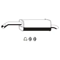 ERNST Endschalld&auml;mpfer + Anbausatz f&uuml;r FORD Fiesta 6 MK6 1.25 bis 02.2015 1.4 / LPG