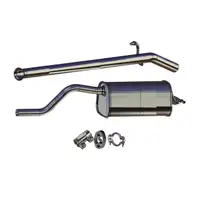 ERNST Enschalld&auml;mpfer + Abgasrohr + Anbausatz f&uuml;r RENAULT Twingo 2 1.2 / 16V 58/75/76 PS