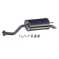 ERNST Endschalld&auml;mpfer Auspuff + Anbausatz f&uuml;r HONDA Jazz 2 1.2 i-DSI 1.3 iDSi 78/83 PS