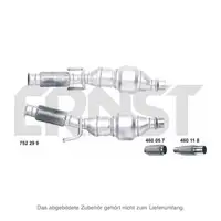 ERNST 752299 EU3 Katalysator KAT + Anbausatz f&uuml;r PEUGEOT 206 SW 2.0 HDi 90 PS 07.02-02.07