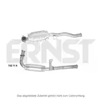 ERNST 752718 EU1/2 Katalysator + Anbausatz f&uuml;r RENAULT Megane 1 Senic 1 1.4 1.6 71-90 PS
