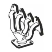 ERNST 153461 Abgaskr&uuml;mmer + Anbausatz f&uuml;r VW Golf 4 Lupo Polo 6N2 Arosa Leon 1M 1.4 16V