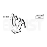 ERNST 153461 Abgaskr&uuml;mmer + Anbausatz f&uuml;r VW Golf 4 Lupo Polo 6N2 Arosa Leon 1M 1.4 16V