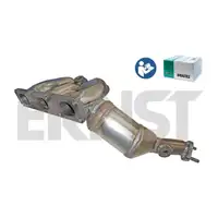 ERNST Katalysator + Kr&uuml;mmer + Anbaumaterial f&uuml;r BMW 3er E46 320i 323i 328i Zylinder 4-6