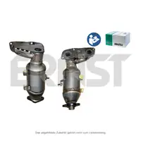 ERNST Catalytic Converter + Manifold + Mounting Hardware for CITROEN C1, PEUGEOT 107, TOYOTA Aygo B1 1.0