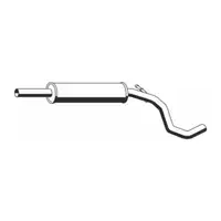 ERNST Endschalld&auml;mpfer + Mittelschalld&auml;mpfer + Anbausatz f&uuml;r VW Lupo SEAT Arosa 1.0 1.4