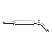ERNST 121101 Mid-Muffler for VW Polo 3 6N1 6N2 1.0 1.3 1.4 1.6 45-75 hp