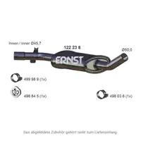 ERNST 122238 Mittelschalld&auml;mpfer f&uuml;r VW Golf 2 Jetta 2 1.8 / i Cat / GTI 84/90/107/112 PS