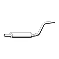 ERNST 140027 Mid-Muffler (Center Section) for VW Caddy 3 1.4 75/80 hp 2K0253209