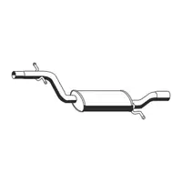 ERNST 156103 Mid-muffler for VW Golf 5, 6, Variant, Jetta 3, 1.4 TSI 122 hp 1K0253209CF