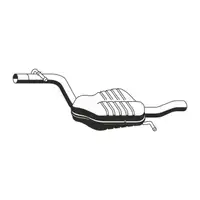 ERNST 156158 Mittelschalld&auml;mpfer Mitteltopf f&uuml;r VW Passat B6 B7 1.8 TSI 2.0 FSI 150/160 PS