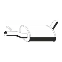 ERNST 161022 Mittelschalld&auml;mpfer f&uuml;r VW Tiguan 5N AUDI Q3 8U 2.0 TSI/TFSI 200/211 PS