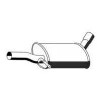 ERNST 161138 Mittelschalld&auml;mpfer f&uuml;r SKODA Yeti (5L) 1.8 TSI 4x4 152/160 PS 1K0253409A