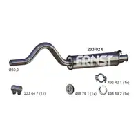 ERNST 233026 Mittelschalld&auml;mpfer MItteltopf f&uuml;r AUDI 80 B4 1.6/2.0 E 1.9 TDI bis 07.1995