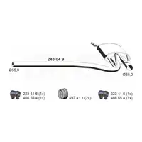 ERNST 243049 Mittelschalld&auml;mpfer f&uuml;r AUDI A4 B5 1.8 125 PS 02.1999-04.1999 8D0253409AA