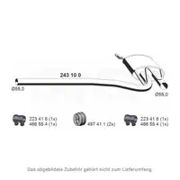 ERNST 243100 Mittelschalld&auml;mpfer f&uuml;r AUDI A4 B5 1.8 T 150 PS ab 10.1995 8D0253409T