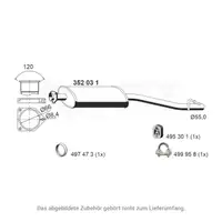 ERNST 352031 Mittelschalld&auml;mpfer f&uuml;r MERCEDES W203 S203 C200 Kompressor M111 2034903521