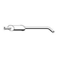 ERNST 525060 Mid-Muffler for RENAULT Megane 1 and Scenic 1 (1.6 16V and 1.9 dCi)