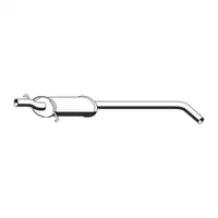 ERNST 525077 Mid-muffler (center section) for RENAULT Megane 1 and Scenic 1.9 dT/dTi/TDI