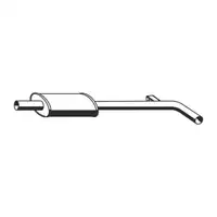 ERNST 522236 Mid-Muffler for RENAULT CLIO 3 GRAND / MODUS 1.2/1.4 16V