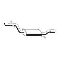 ERNST 645287 Mid-muffler for SKODA Octavia 2 and VW Jetta 3 2.0 FSI 150 hp 1K0253209R