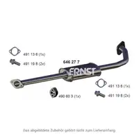 ERNST 646277 Mittelschalld&auml;mpfer f&uuml;r HYUNDAI i30 (FD) 1.4 1.6 mit EURO 5 286502L100