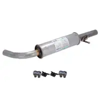 ERNST Mittelschalld&auml;mpfer Mitteltopf + Anbausatz f&uuml;r VW Golf 4 A3 Leon 1.4/1.6 16V 1.9 SDI