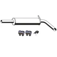 ERNST Mittelschalld&auml;mpfer + Anbausatz f&uuml;r VW Polo 4 SEAT Ibiza 3 SKODA Fabia 1 2 1.4 16V