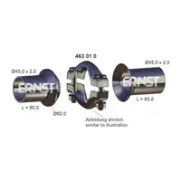 ERNST 463010 Reparatursatz Abgasrohr f&uuml;r PSA C4 I Saxo 106 205 206 307 RENAULT Kangoo