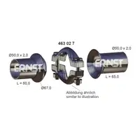 ERNST 463027 Reparatursatz Abgasrohr f&uuml;r AUDI CITROEN FIAT NISSAN OPEL PEUGEOT RENAULT