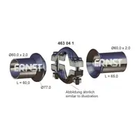 ERNST 463041 Reparatursatz Abgasrohr f&uuml;r CITROEN FIAT LANCIA NISSAN PEUGEOT