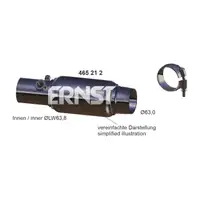 ERNST Flexrohr Rep.Satz Diesel-Partieklfilter KAT f&uuml;r MERCEDES Sprinter B906-910 OM651